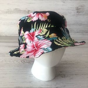 *3/$20* Tropical Hawaiian Floral Bucket Hat Unisex XL